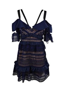 Self Portrait Striped Panelled dress size 8 for rent on The Volte - image 2