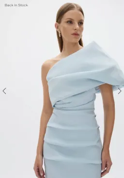 Rachel Gilbert Kat Gown - colour ice (blue) in size 4 / 14 for rent on The Volte - image 2