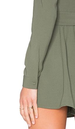 The Fifth Label Above & Beyond Long Sleeve Playsuit Khaki Size 6 for rent on The Volte - image 4