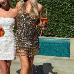 Rachel Gilbert Posie Mini Gold 4/AU14 for rent on The Volte - image 5