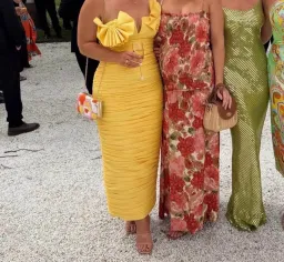 Rachel Gilbert Jensen Dress - Yellow - Size 3 (10/12) for rent on The Volte - image 6