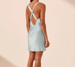 Shona Joy Camille Lace Cross Back Mini Dress Size 10 for rent on The Volte - image 2