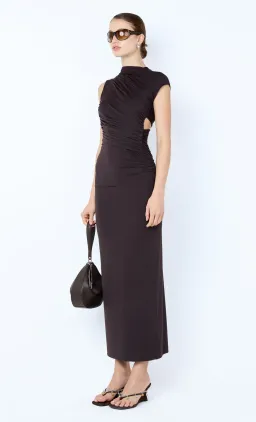 Bec and Bridge Solenne Twist Maxi Dress in Dark Chocolate Brown Size 8 for rent on The Volte - image 2