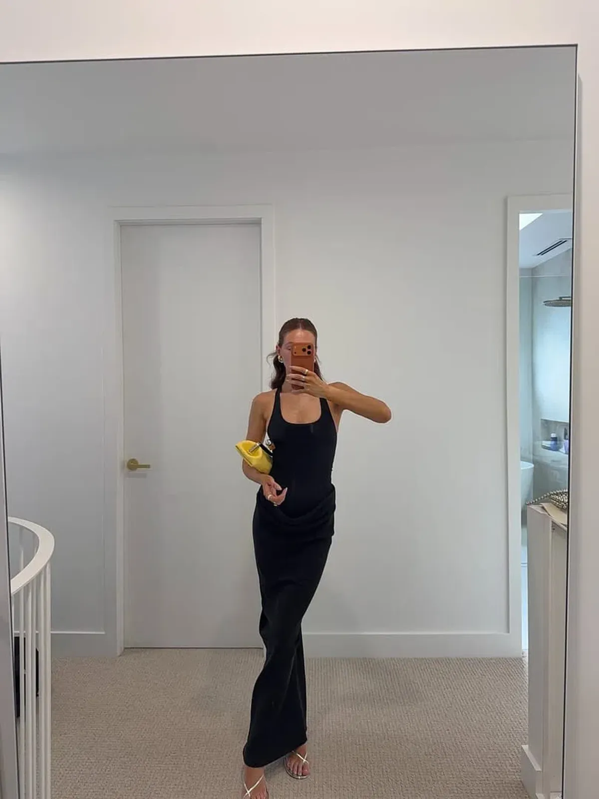 Benni Jade Racer Back Maxi Dress in Black Size 6 - Image 2