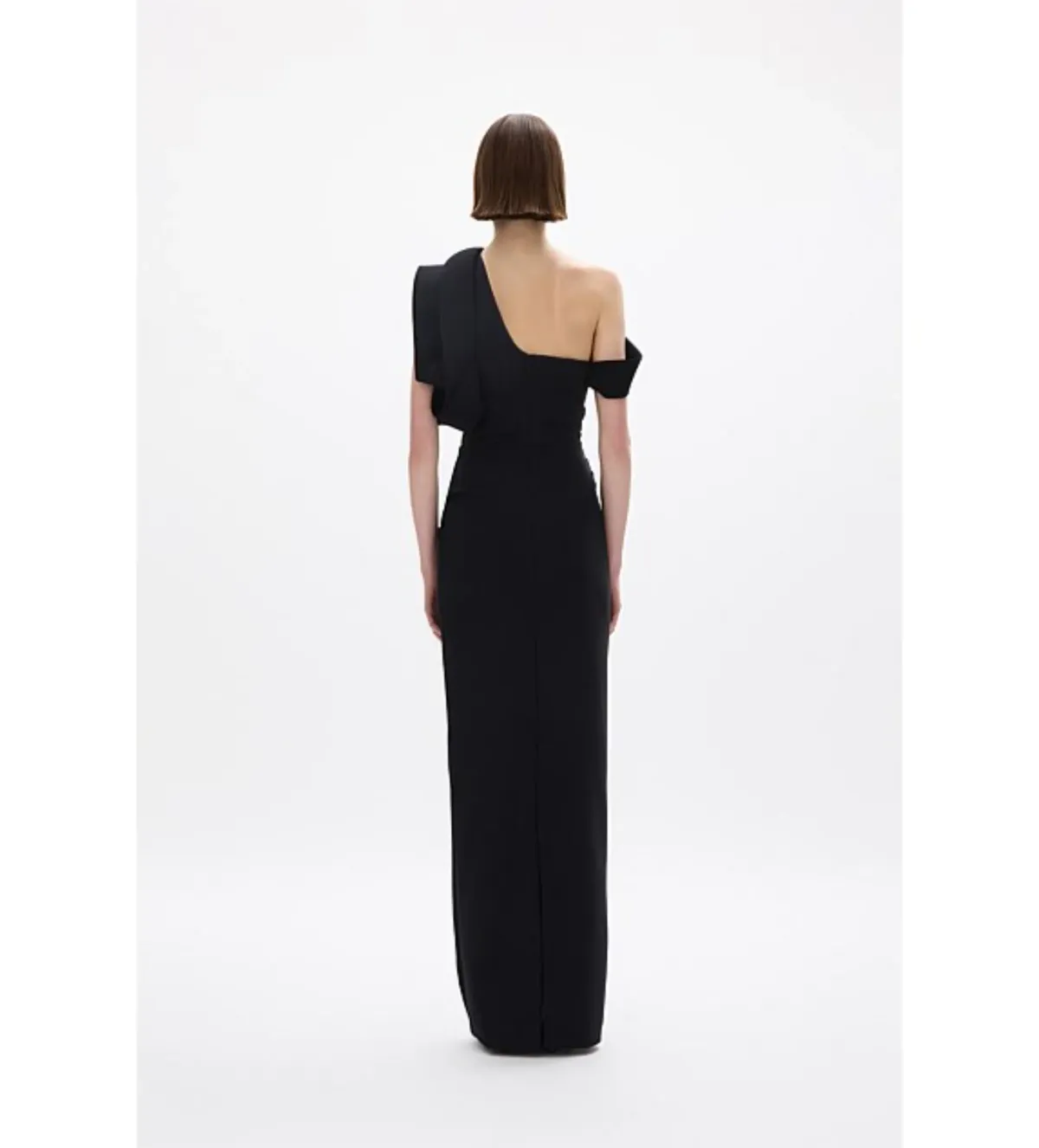 Rachel Gilbert Rowana Gown in Black Size AU12 - Image 3