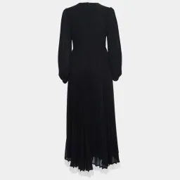 Zimmermann Black Crepe Pleated Long Maxi Dress | Size OP AU 6 for rent on The Volte - image 2