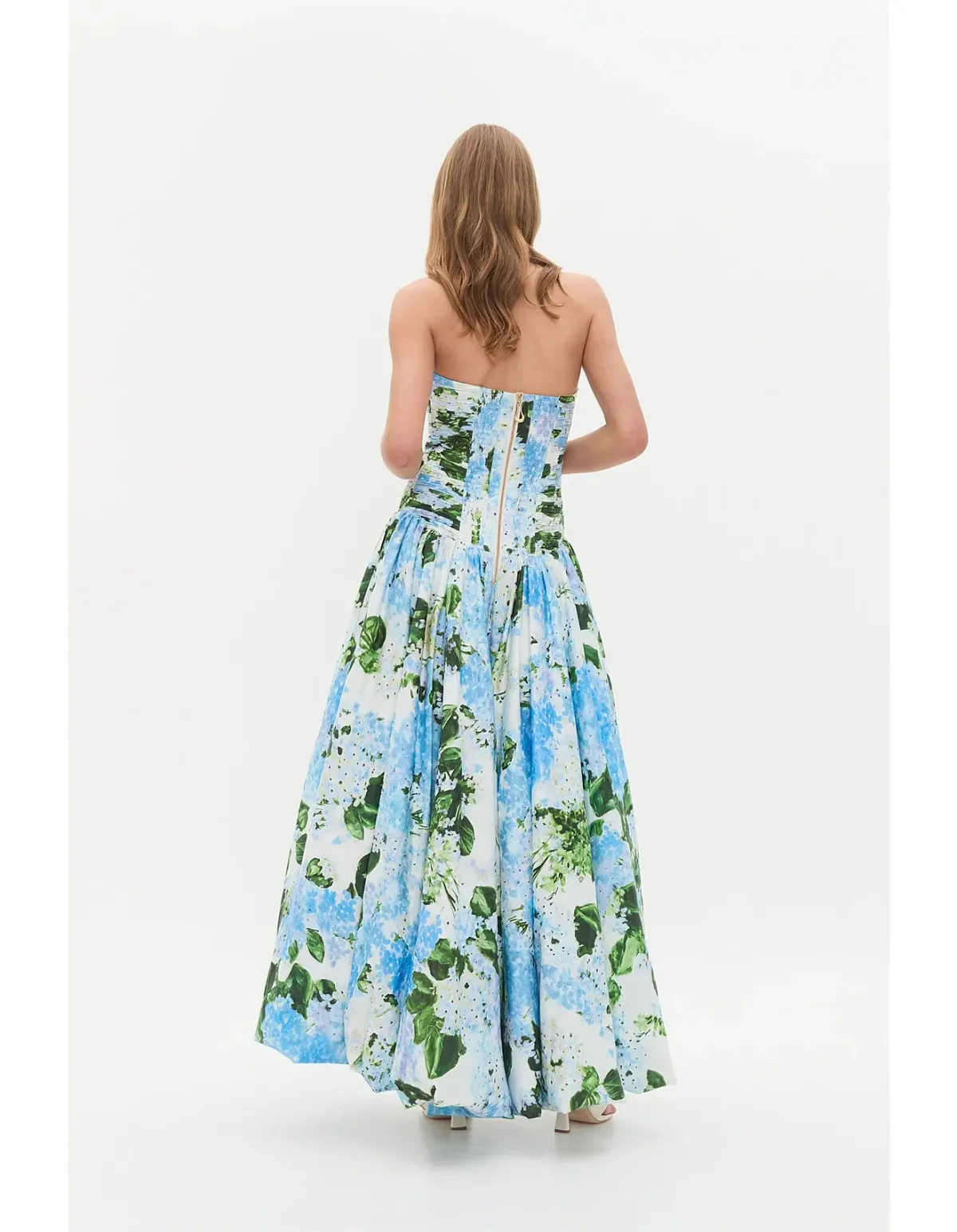 Aje Behold Maxi Dress Blue Size 8 - Image 4