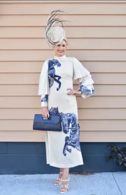 Alemais Riders Pleat Sleeve Midi Dress Size 10 for rent on The Volte - image 1