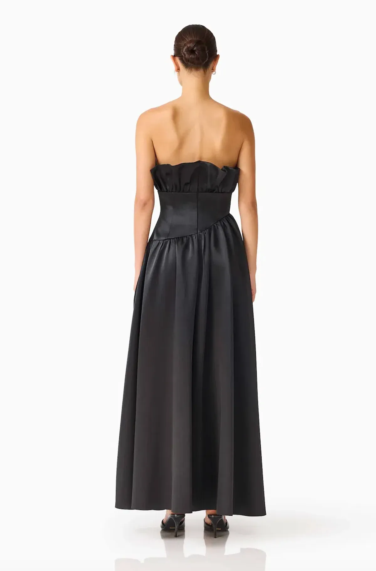 LAUREL SLEEVELESS MAXI DRESS | BLACK - SIZE 8 - Image 3