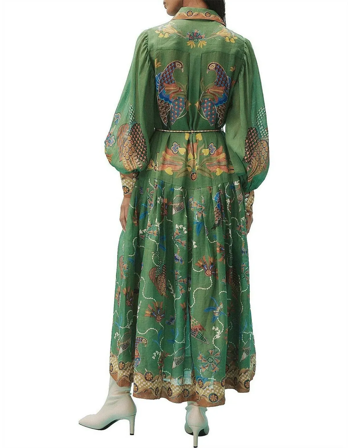 ALEMAIS BIRDIE SHIRTDRESS SIZE 8 [GENEROUS FITTING] - Image 5