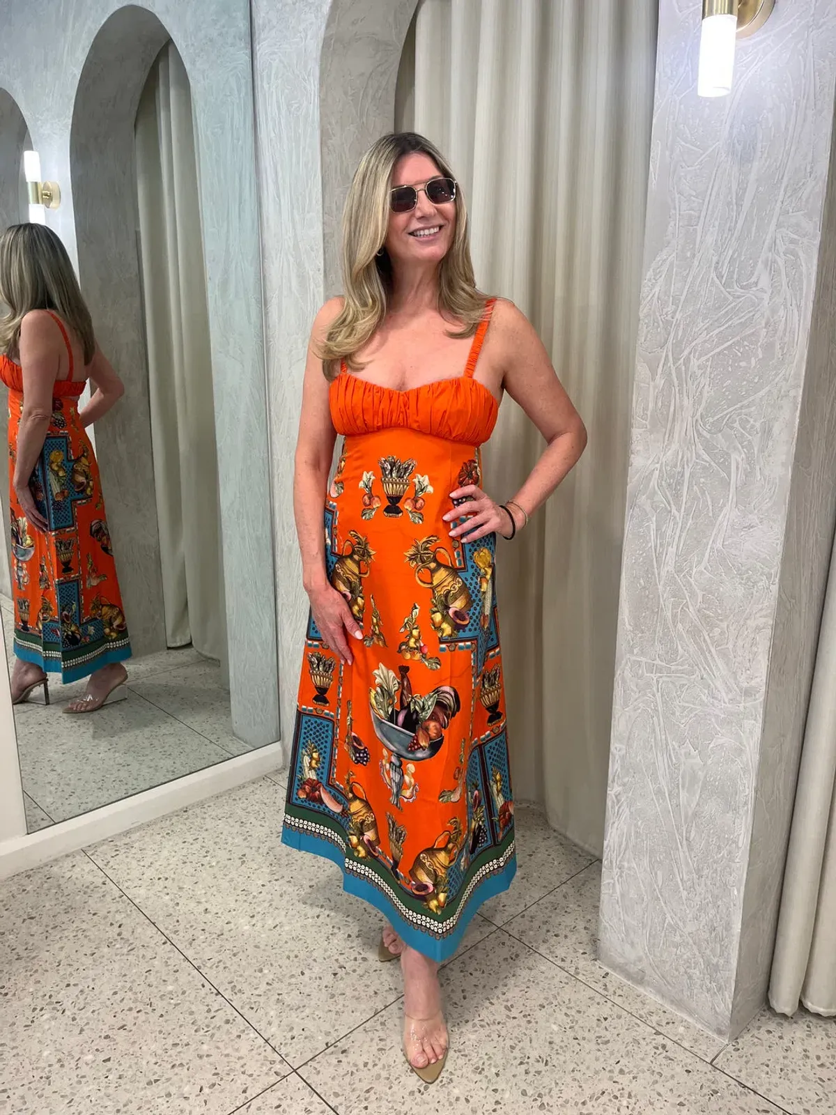 ALEMAIS ROCCO MIDI DRESS SIZE 8 - Image 2