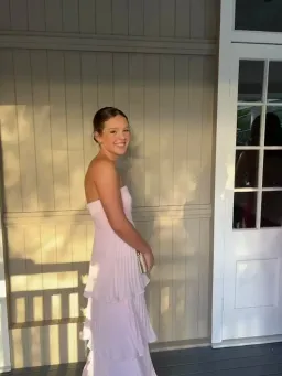 LULUS PINK TIERED MAXI DRESS for rent on The Volte - image 1