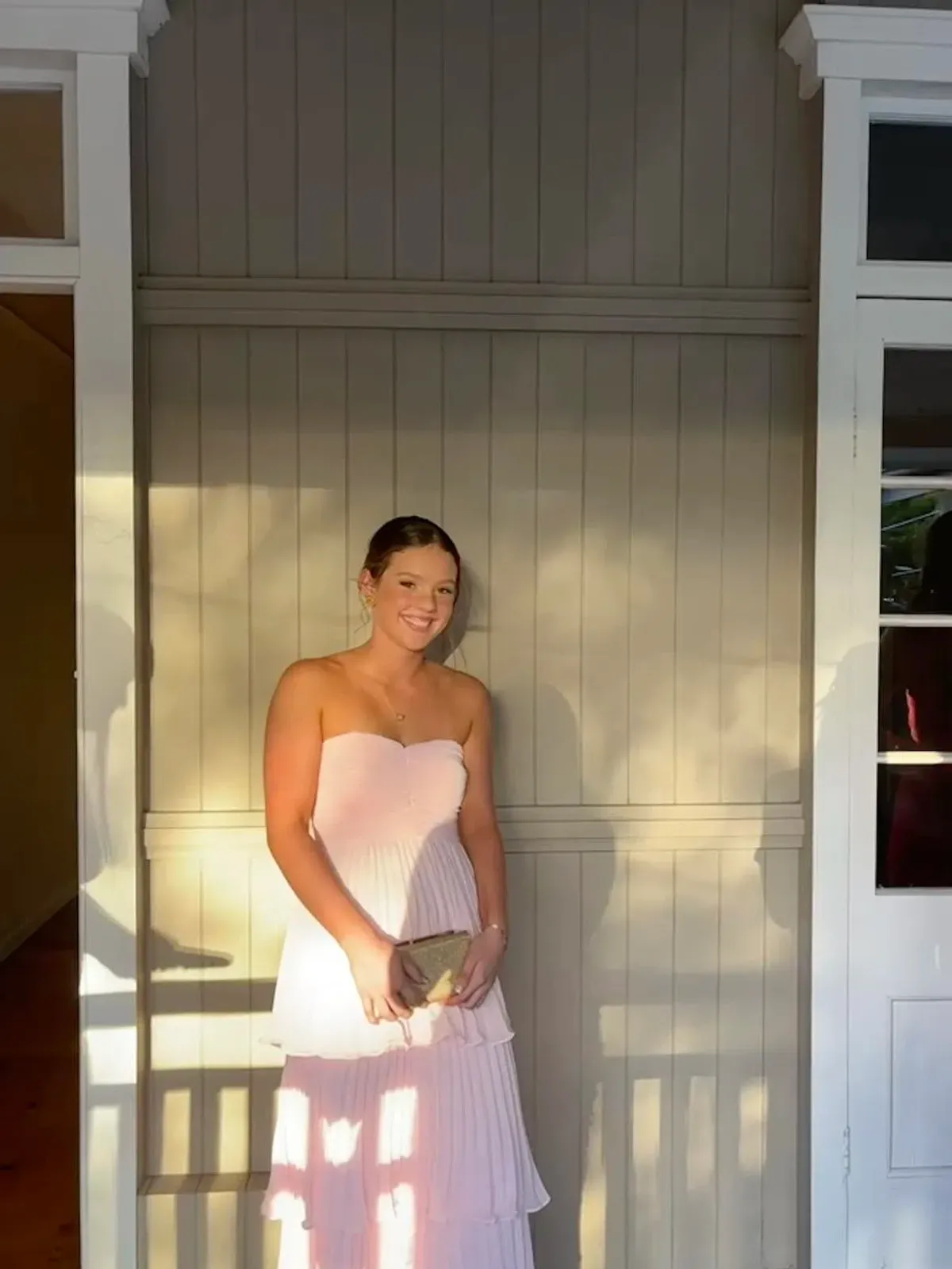 LULUS PINK TIERED MAXI DRESS - Image 3