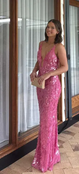 MISHA SAPHIRE SEQUIN GOWN for rent on The Volte - image 2