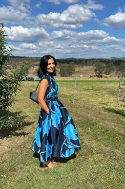 REBECCA VALLANCE ASSURA CUT OUT MIDI DRESS SIZE 8 for rent on The Volte - image 2