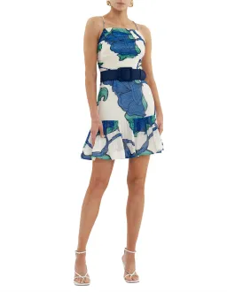 REBECCA VALLANCE BLUE IVY STRAP MINI DRESS SIZE 8 for rent on The Volte - image 3