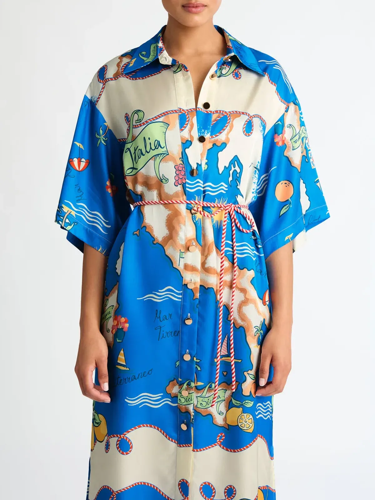SHEIKE ISLA SHIRT DRESS SIZE 6 [GENEROUS] - Image 1