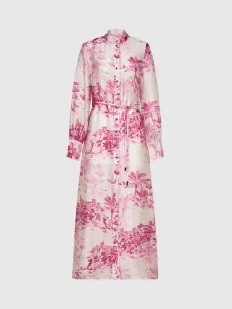 SHEIKE PINK PARADISE SHIRTDRESS SIZE 6 [GENEROUS] for rent on The Volte - image 3