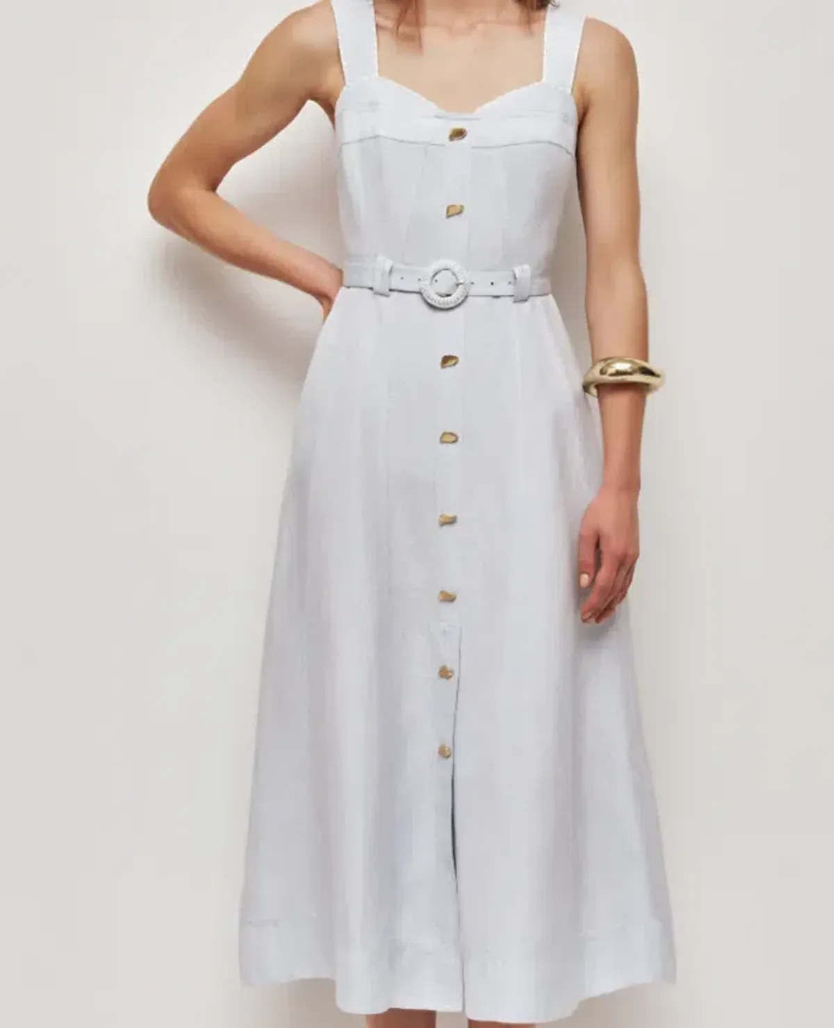 AJE CELESTE UTILITY MIDI DRESS SIZE 10 - Image 1