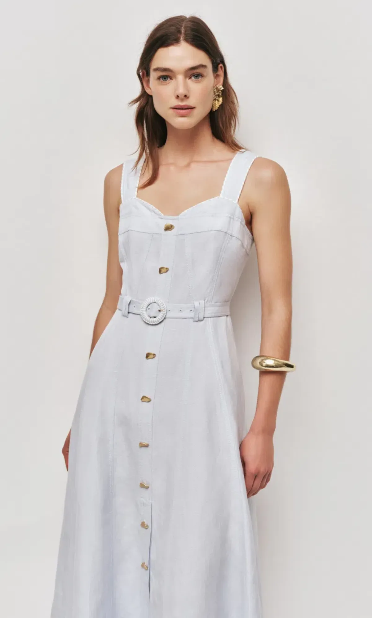 AJE CELESTE UTILITY MIDI DRESS SIZE 10 - Image 2