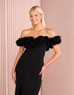 AZZURIELLE FARLEY OFF THE SHOULDER GOWN SIZE 10 for rent on The Volte - image 2