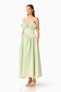 Elliatt Laurel Sleeveless Maxi Dress in Sage Green Size S / AU 8 for rent on The Volte - image 5