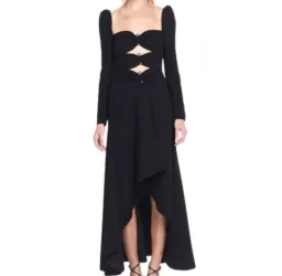 Nicola Finetti Pearl Long Sleeve Gown Dress | Size AU 8 for rent on The Volte - image 3