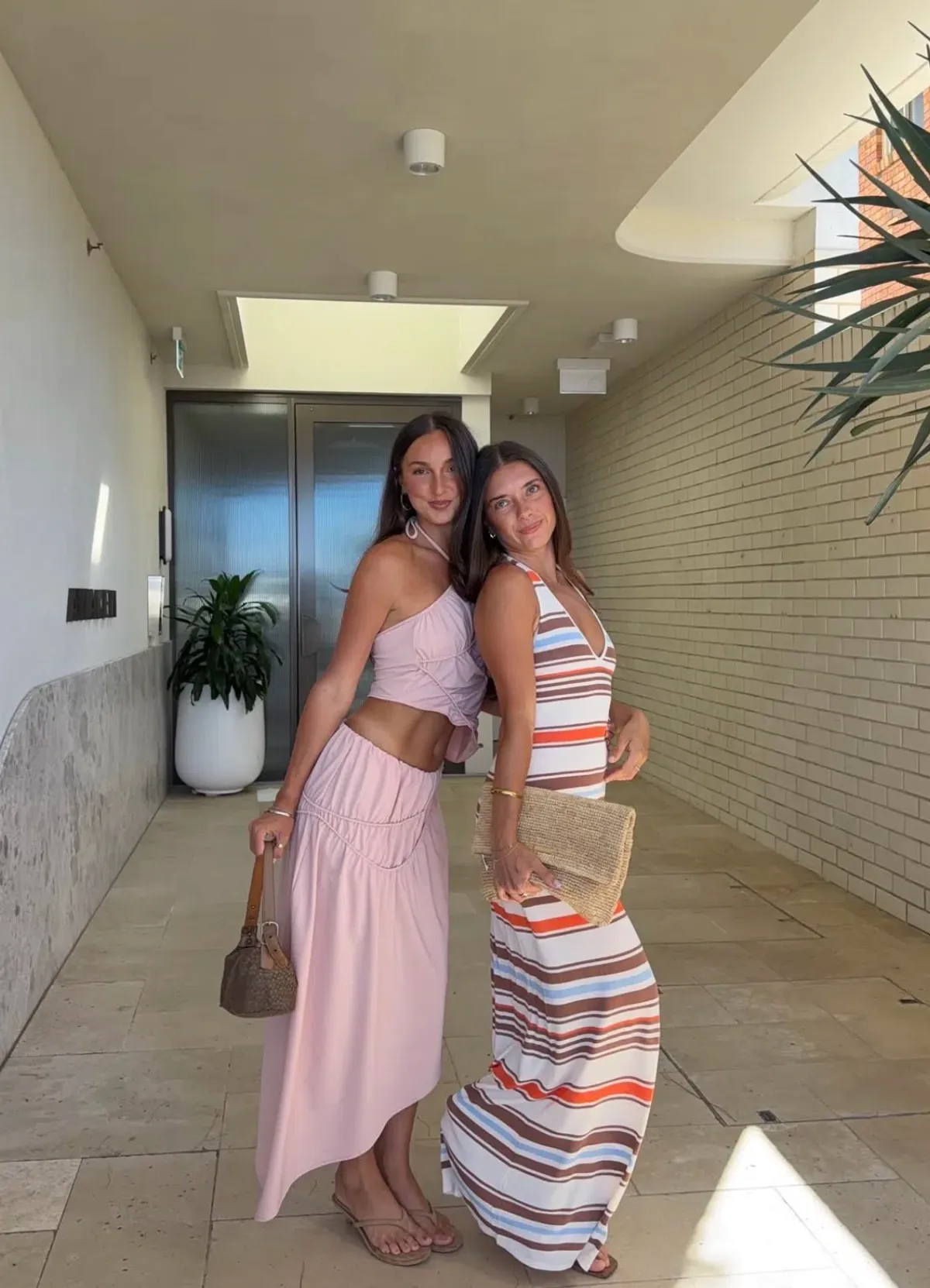 Koster Kulture Fleur Top and Skirt Set in Blush Pink Size S  - Image 2