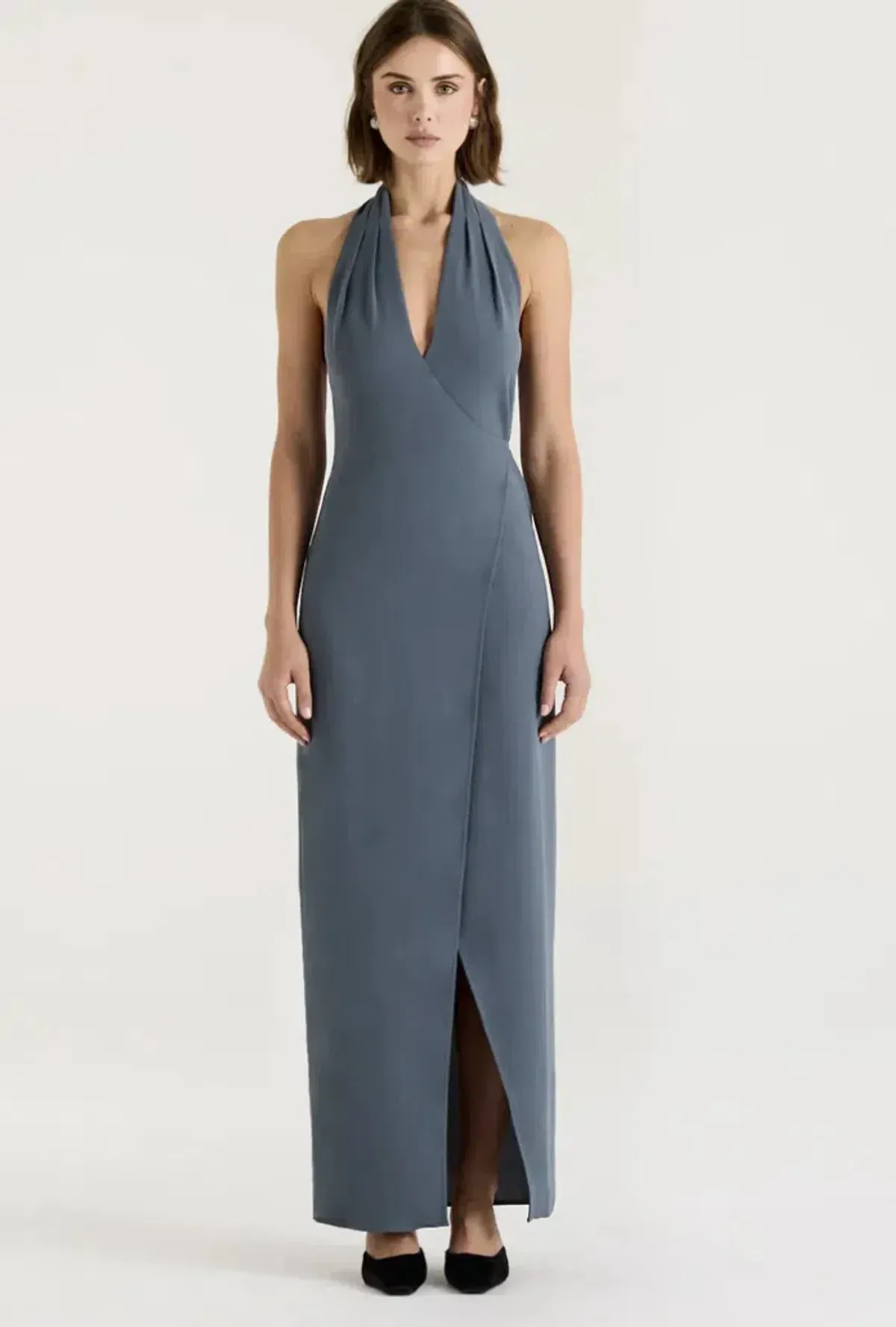 Henne Vida Maxi Dress Slate Size AU 6 - Image 1