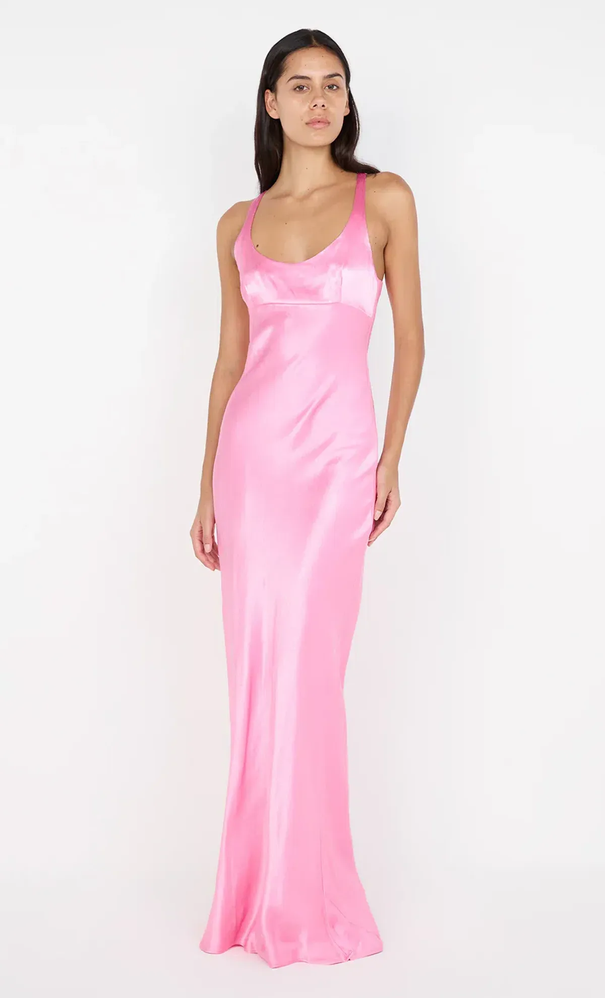 Bec and Bridge MAXINA CROSSOVER DRESS in candy pink size 6 - Image 1