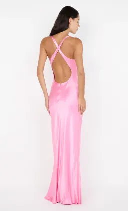 Bec and Bridge MAXINA CROSSOVER DRESS in candy pink size 6 for rent on The Volte - image 4