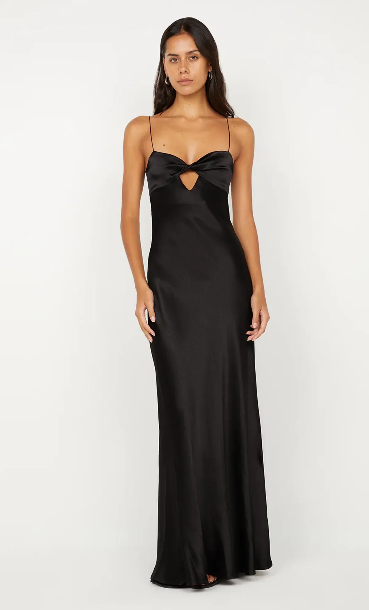 Bec and bridge CINDER TWIST MAXI DRESS in black size 8 - Image 1