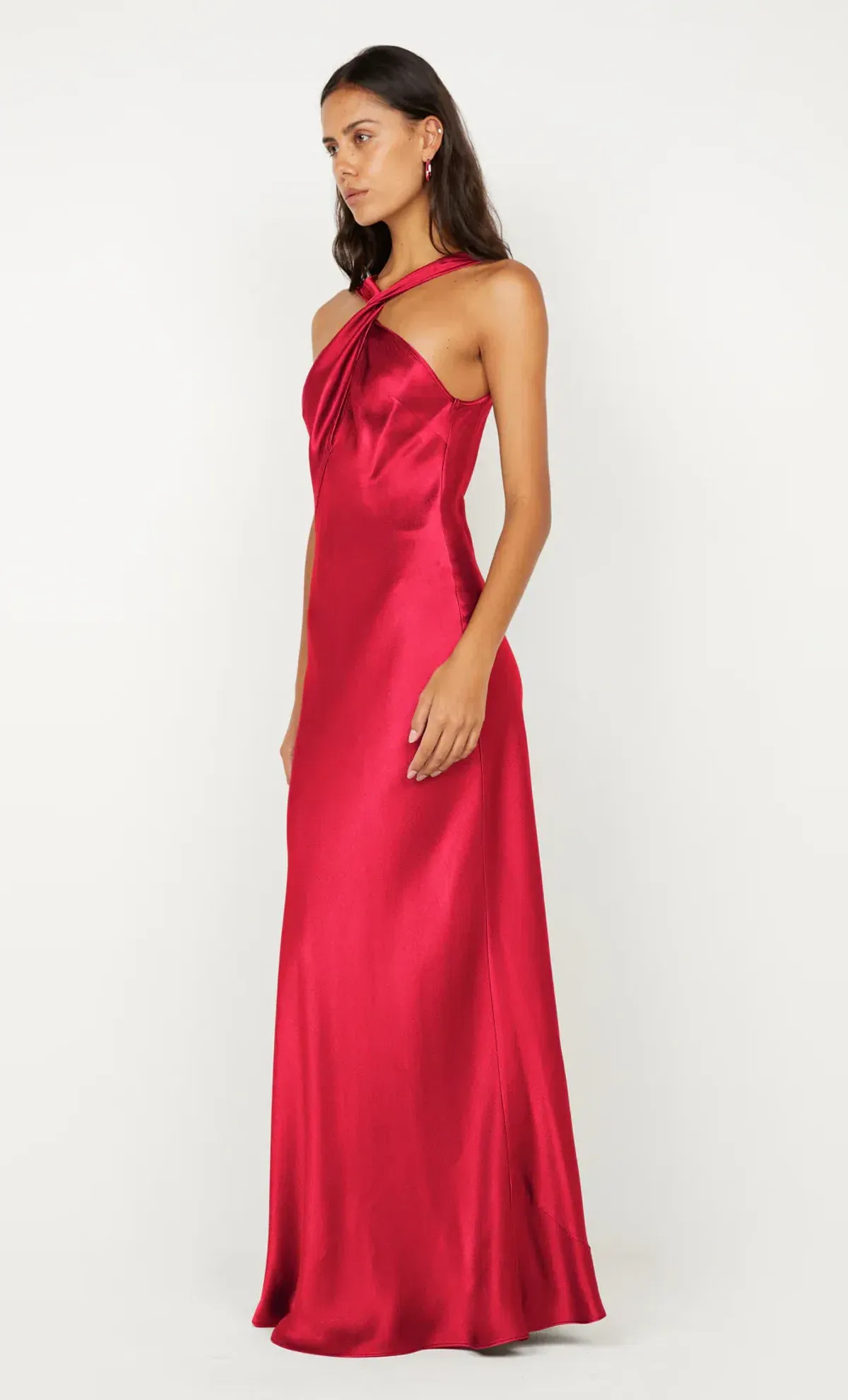 Bec and bridge ELISIA TWIST MAXI DRESS in strawberry size 6 - Image 2