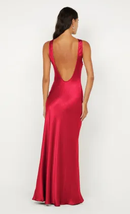 Bec and bridge ELISIA TWIST MAXI DRESS in strawberry size 6 for rent on The Volte - image 4