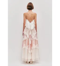 Aje Ophelia Lace Gown in Multi Size AU6 for rent on The Volte - image 3