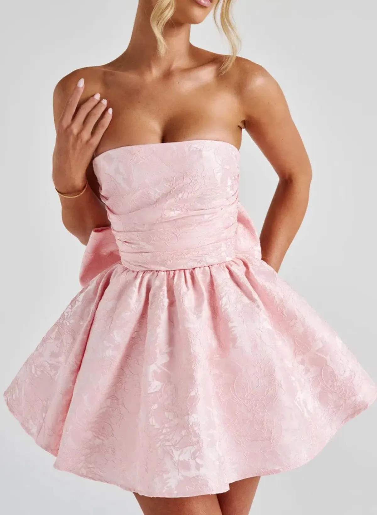 Babyboo SALOME MINI DRESS - BLUSH - Image 2