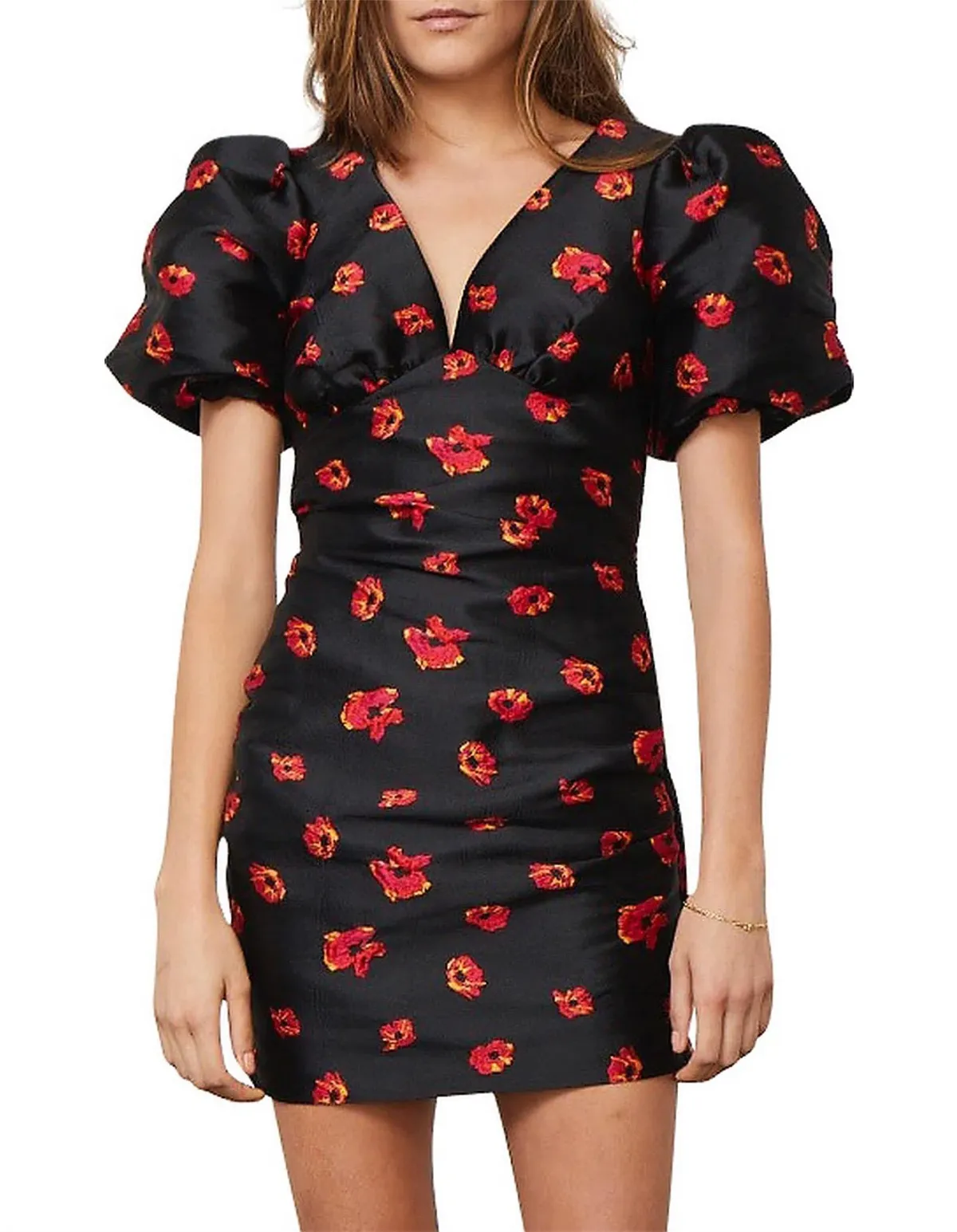 Bec & Bridge Coco Cabana Bubble Mini Dress Floral Size 6 - Image 1