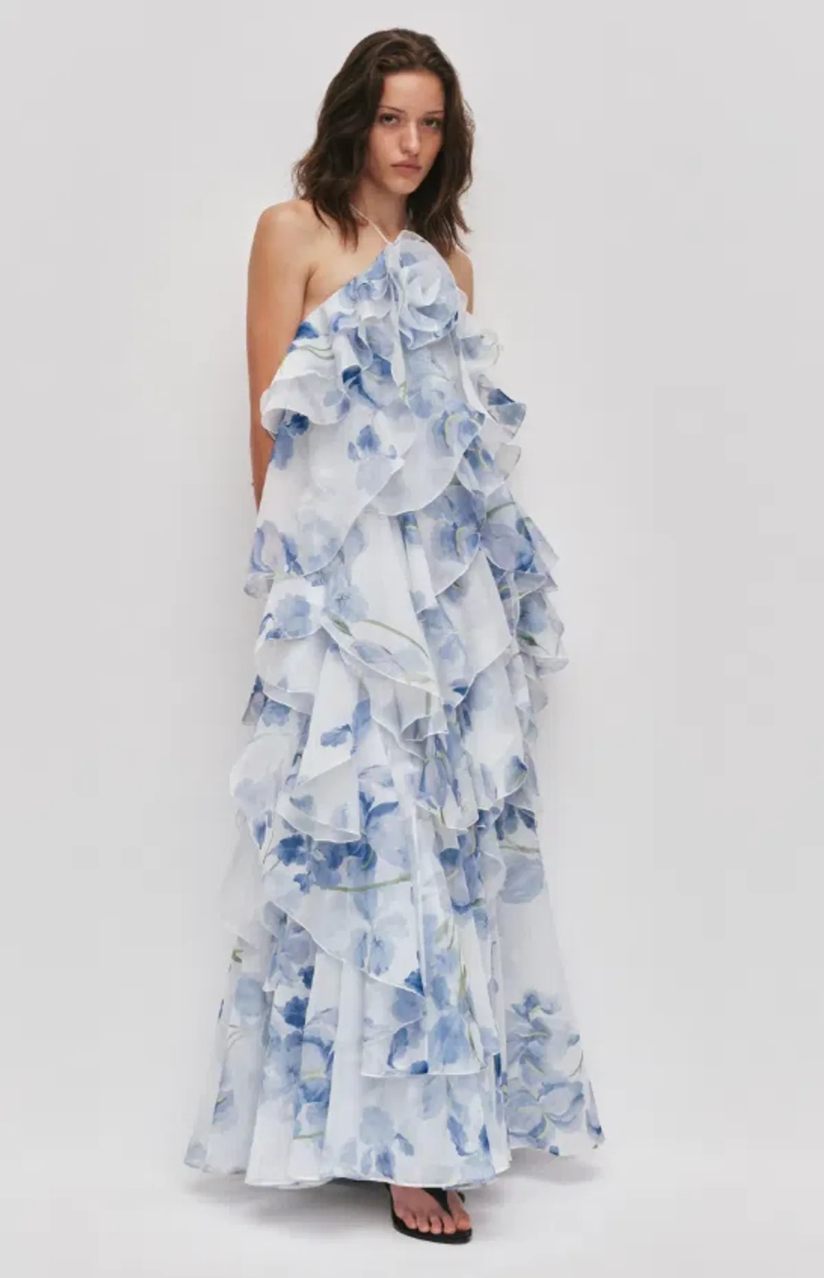 AJE Pandorea Layered Maxi Dress Iris Size 12 - Image 1