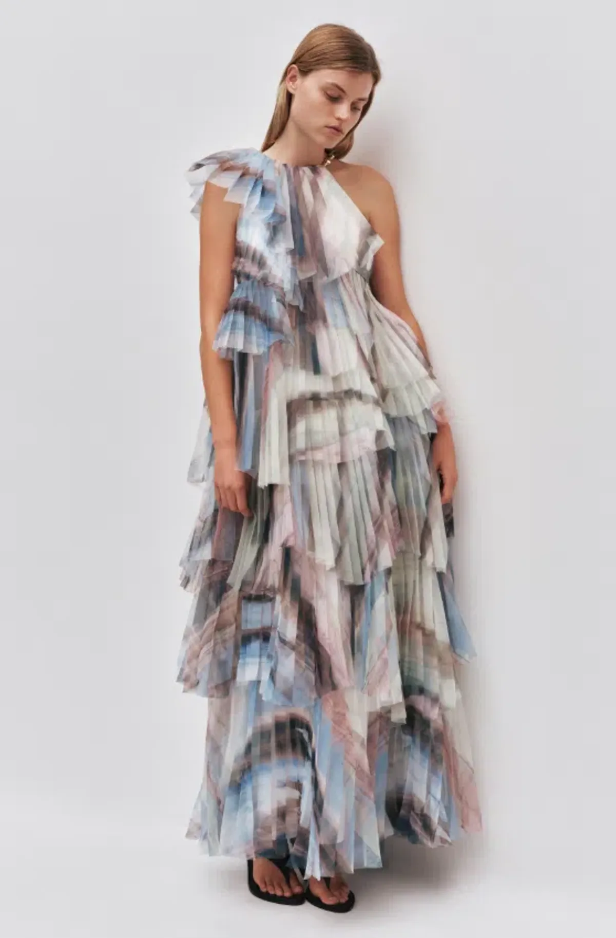 AJE Westlyn Gown Blue reverie Size 8 - Image 1