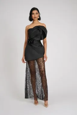 Eliya The Label Adalina Dress | Black Size S for rent on The Volte - image 1