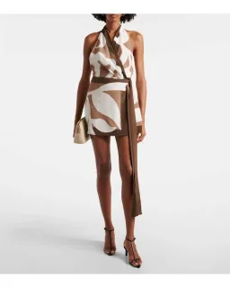 Sir The Label Portia Wrap Halter Mini Dress Size 2 / AU 10 for rent on The Volte - image 1