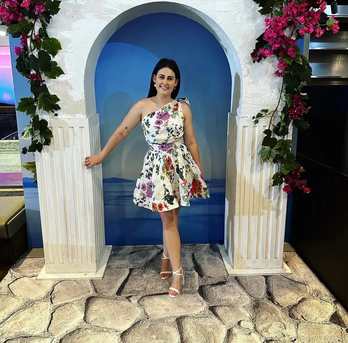 Birdie one shoulder mini dress - Image 3