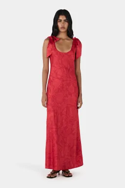 Hansen And Gretel Cali Dress Scarlett Bloom Floral Size 10 for rent on The Volte - image 5