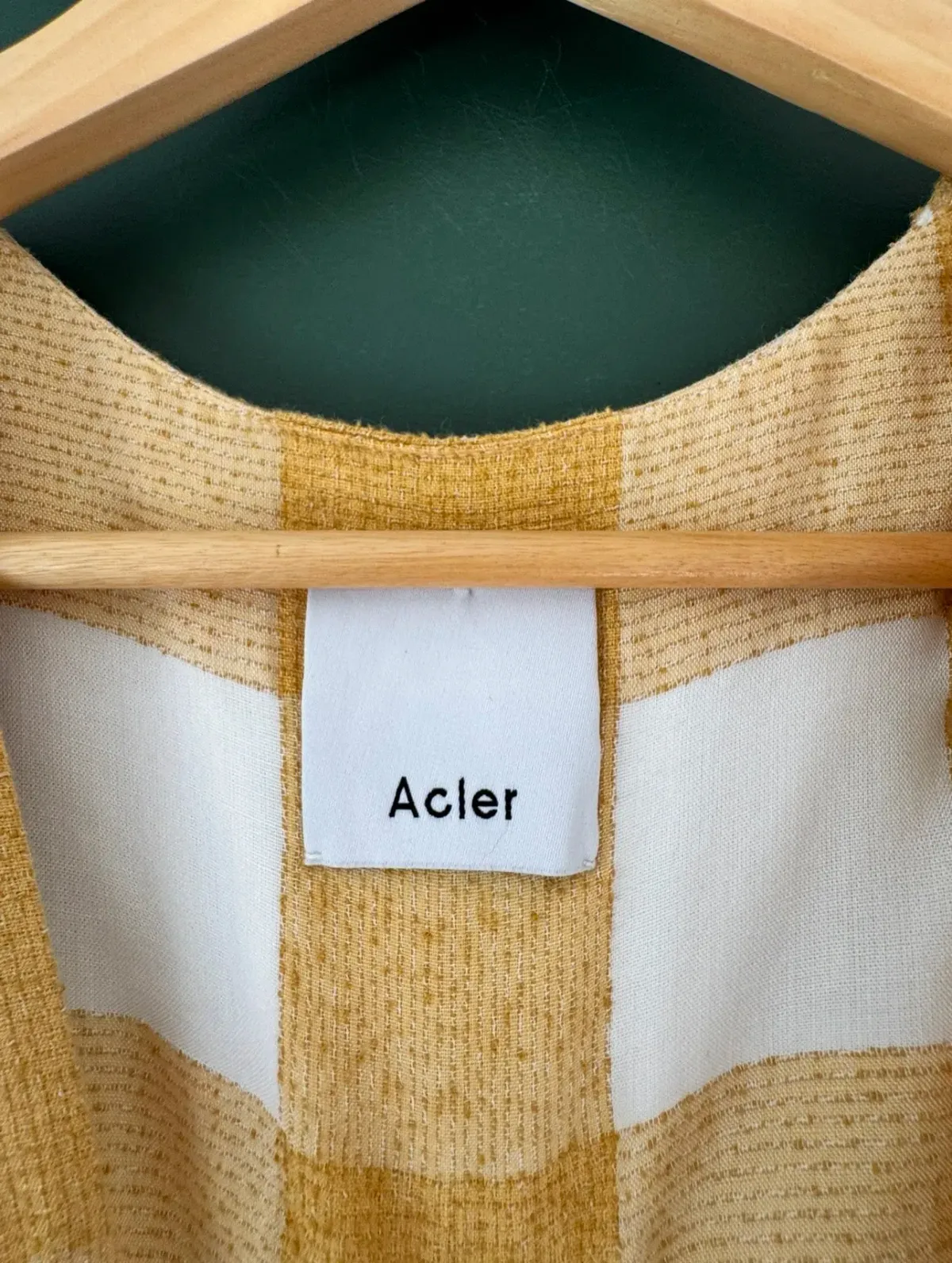 Acler Surherland Checkered Wrap Dress. Size 12 - Image 3