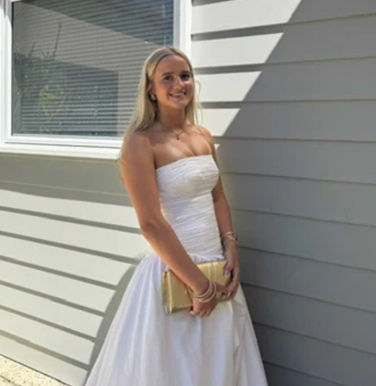 Aje Bubble Hem in White - Image 2