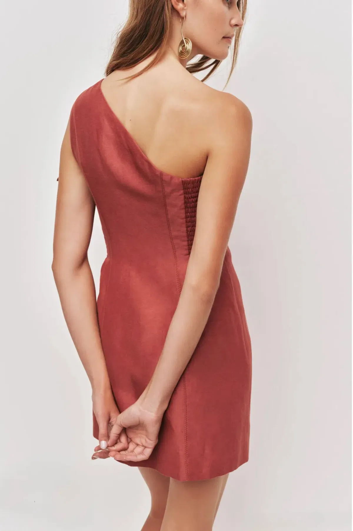 Aje Isla mini dress Rust Size 10 - Image 4