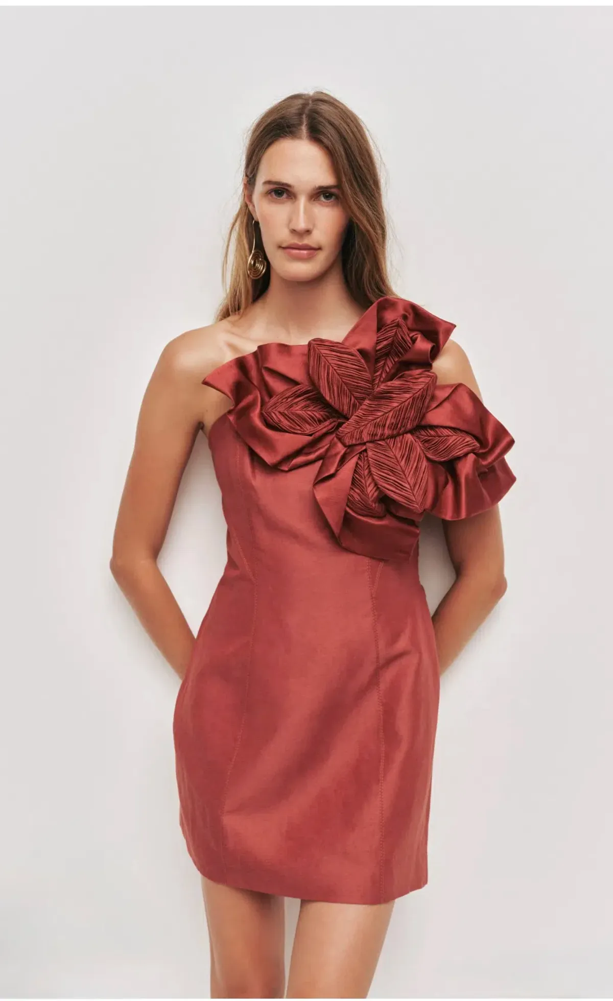 Aje Isla mini dress Rust Size 10 - Image 3