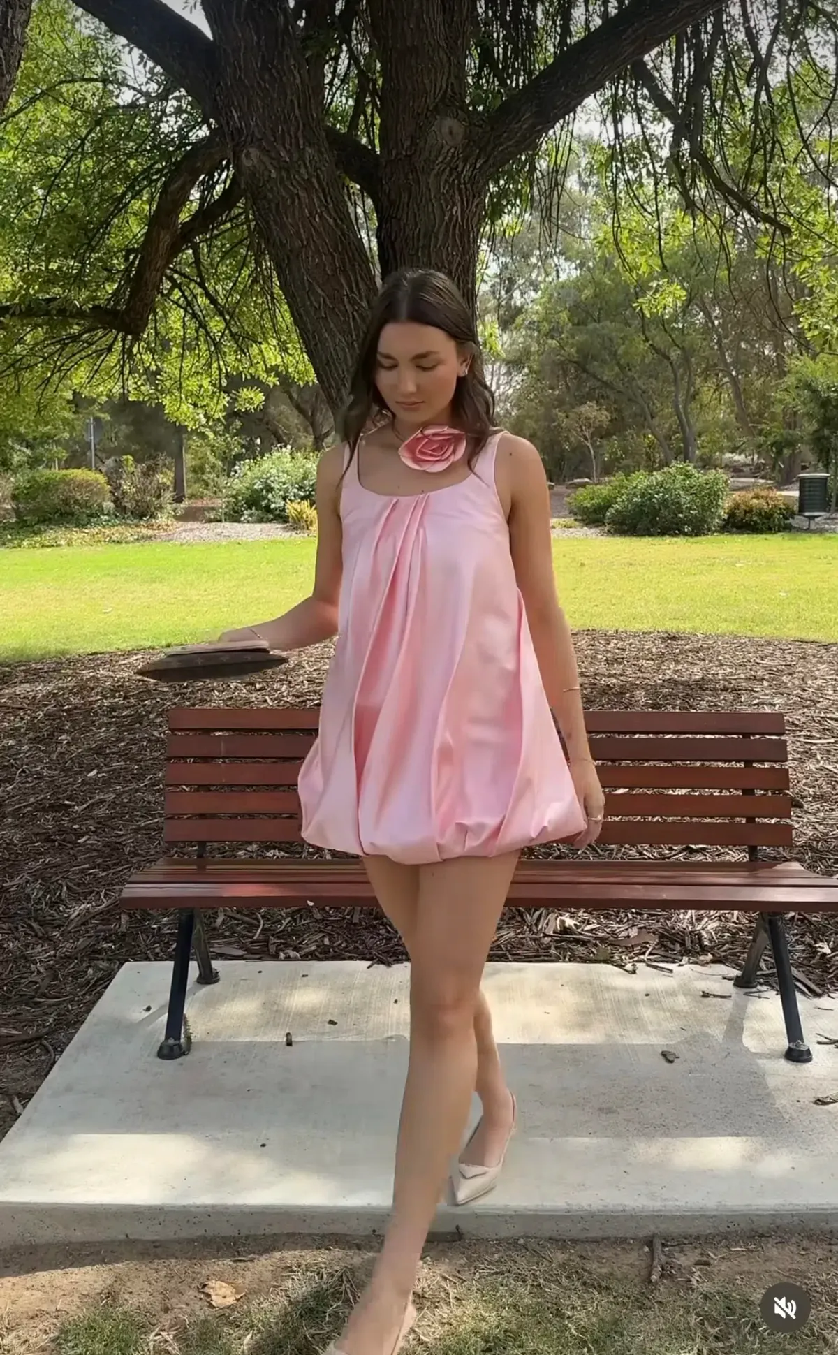 Leo Lin Suki Puff Mini in Blush Pink Size 10 - Image 2