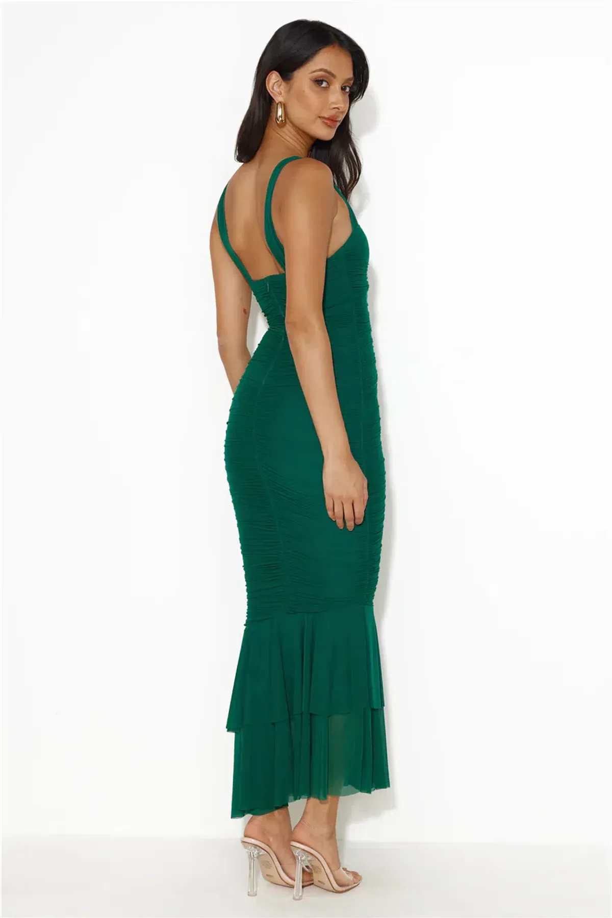 Here Comes the Sun Party Pal Maxi dress in emerald green size 6 XS - Image 3