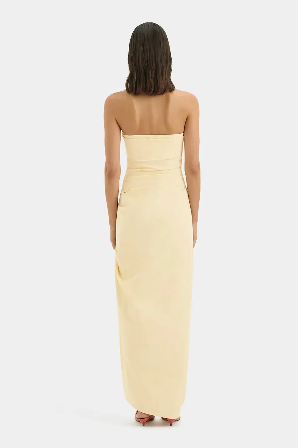 FLORENT STRAPLESS GOWN | BUTTER - SIZE 10 - Image 3